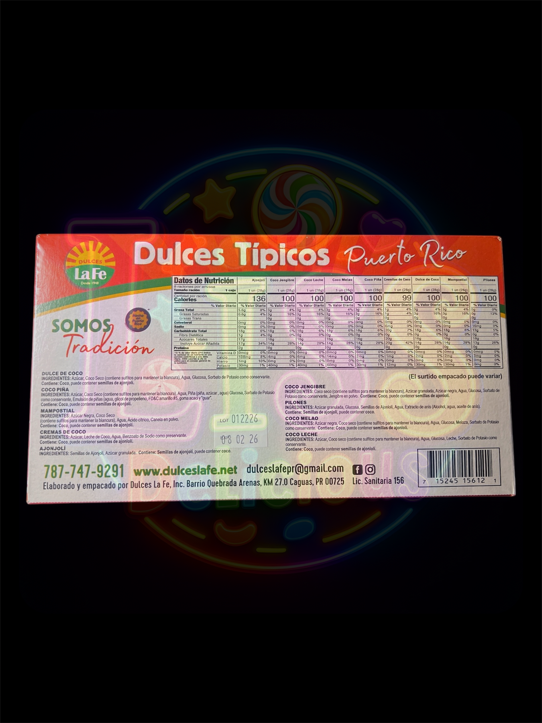 DULCES TÍPICOS